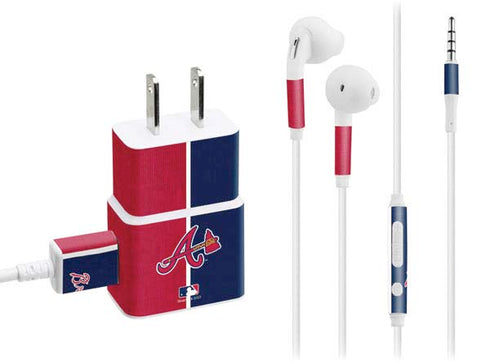 MLB Atlanta Braves Split Phone Charger Skin